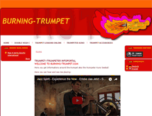 Tablet Screenshot of burning-trumpet.com